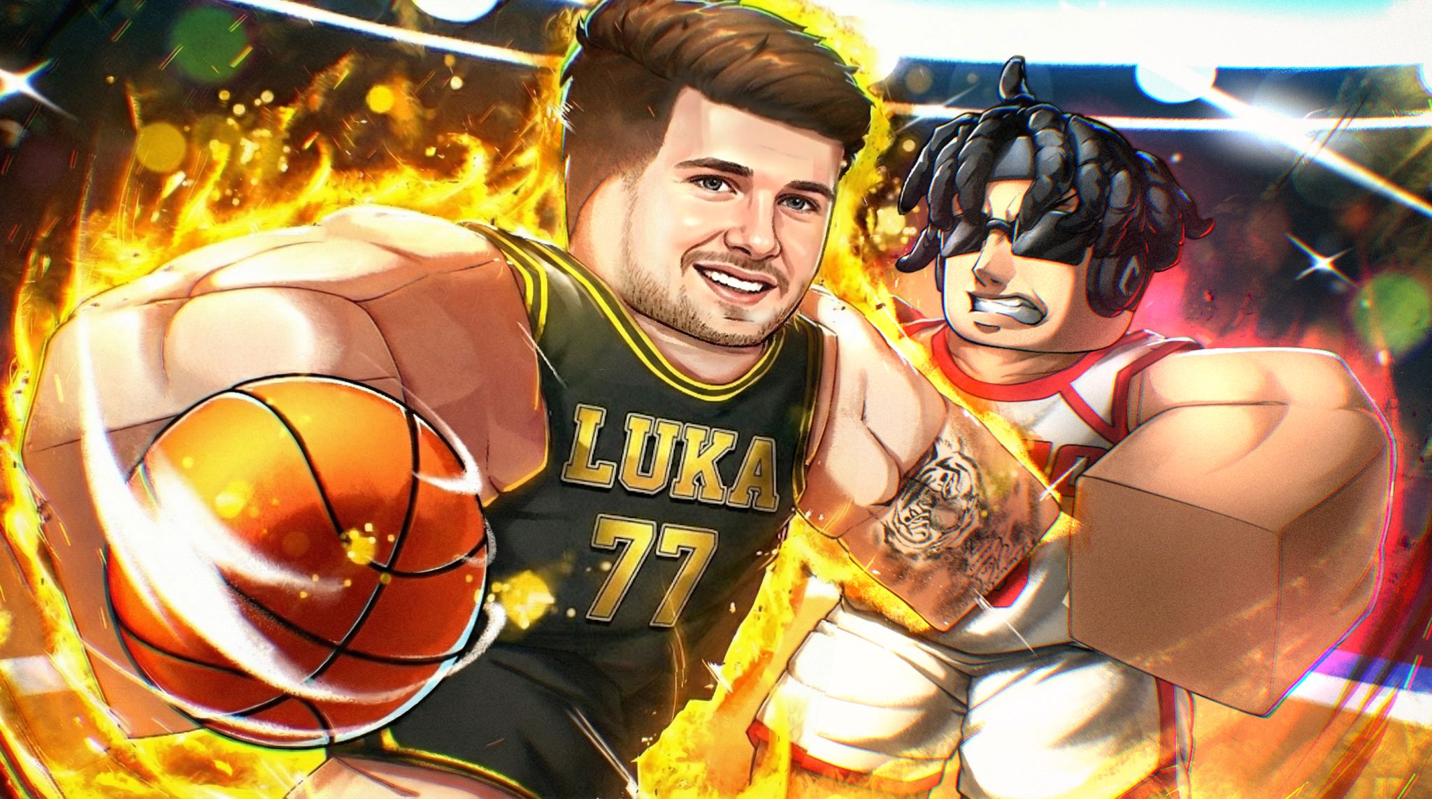 Basketball: Zero on Roblox — Luka Dončić × Current.